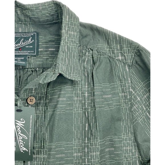 Woolrich Corduroy Vest and Matching Shirt 2 Piece Green Spruce NWT Womens Sz XS - Picture 8 of 16